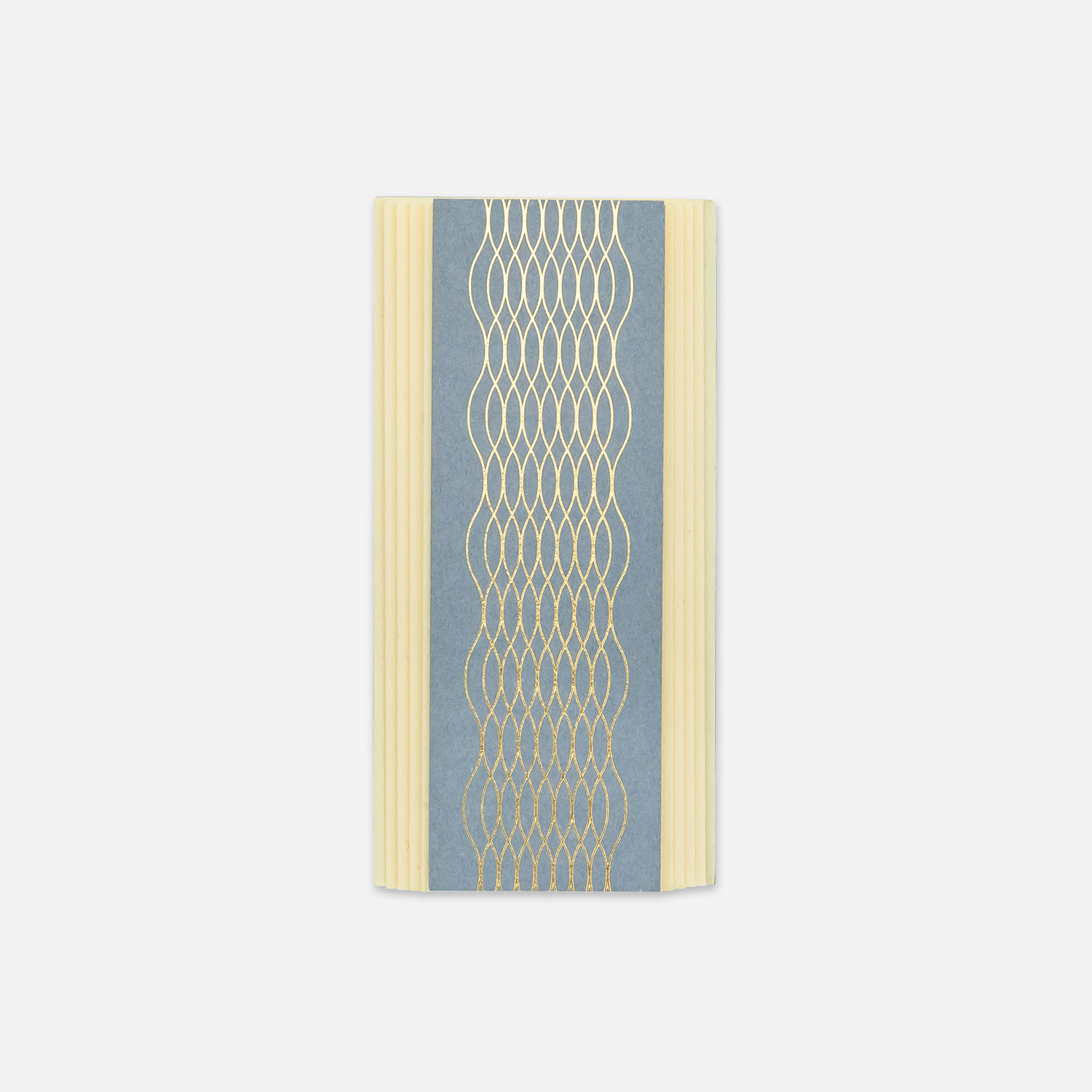 過去帳 しおり ブルー